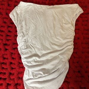 Cotton On White Ribbed Top